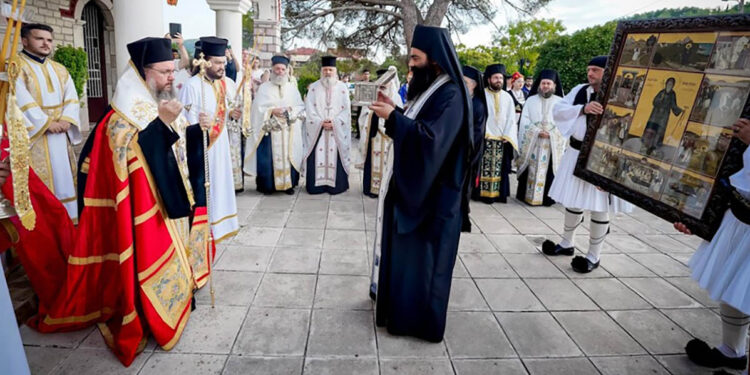 Κορυφώθηκαν οι λατρευτικές εκδηλώσεις για τον Άγιο Κοσμά τον Αιτωλό στην Ιερά Μητρόπολη Αιτωλίας και Ακαρνανίας (φωτο)
