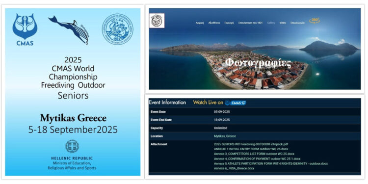 Παγκόσμιο Πρωτάθλημα Ελεύθερης Κατάδυσης στον Δήμο Ξηρομέρου και στον Μύτικα (video)