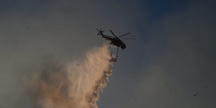 Φωτιά στο Μακροχώρι Καστοριάς – Επιχειρούν 36 πυροσβέστες