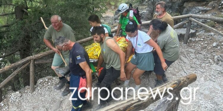 Φαράγγι Σαμαριάς: Σε κρίσιμη κατάσταση παραμένει ο 55χρονος μελισσοκόμος που τραυματίστηκε