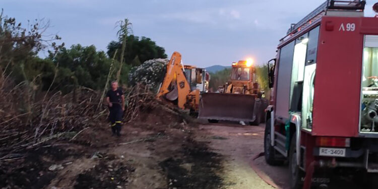 Αγρίνιο: Κατασβέστηκε άμεσα πυρκαγιά που εκδηλώθηκε σε περιοχή της Τοπικής Κοινότητας Δοκιμίου (φωτο)