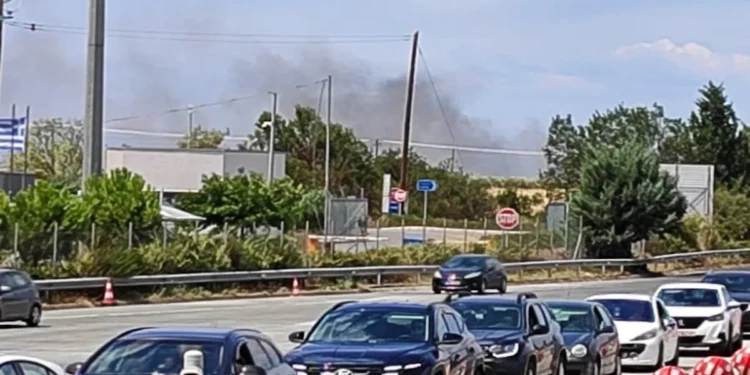 Υπό έλεγχο η φωτιά στην Λάρισα στο χωριό Χάλκη – Κανονικά η κυκλοφορία στην εθνική οδό Αθηνών – Θεσσαλονίκης