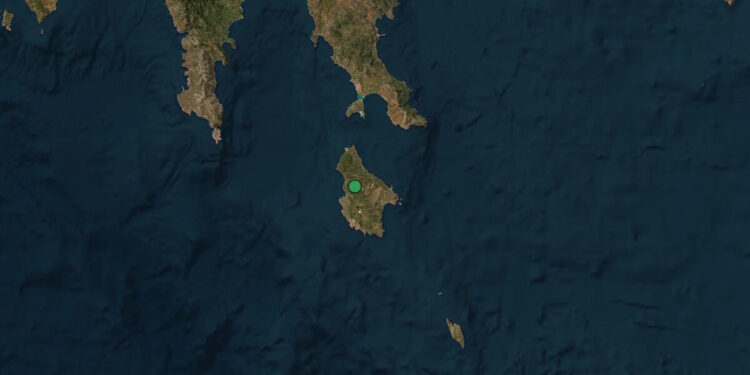 Σεισμός 3,5 Ρίχτερ στα Κύθηρα – Στον Ποταμό το επίκεντρο