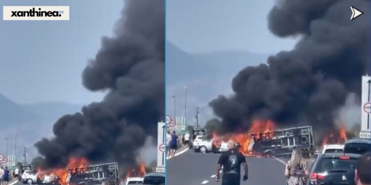 Εγνατία Οδός: «Οι άνθρωποι δεν κατάλαβαν ότι καίγονταν ενώ ήταν ζωντανοί» – Η ιατροδικαστική έκθεση για το τροχαίο με τους 3 νεκρούς