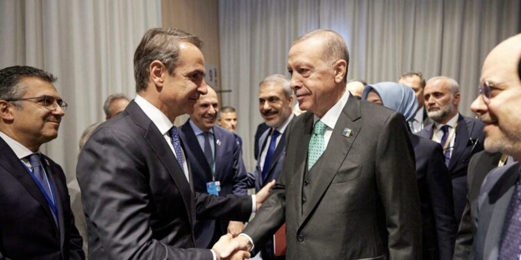 Τα «αγκάθια» της συνάντησης Μητσοτάκη – Ερντογάν: Το πρόγραμμα «SAFE», η ηλεκτρική διασύνδεση με την Κύπρο και η Λιβύη