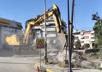 Αγρίνιο: Έναρξη εργασιών για την ανάπλαση της βορειοανατολικής εισόδου της πόλης (φωτο)