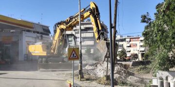 Αγρίνιο: Έναρξη εργασιών για την ανάπλαση της βορειοανατολικής εισόδου της πόλης (φωτο)