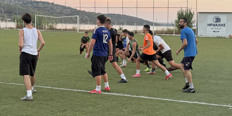 Ηρακλής Αστακού: Με διάθεση και προσδοκίες η πρώτη προπόνηση – Παραμένει στον πάγκο ο Γεράσιμος Μπότσιος (φωτο)
