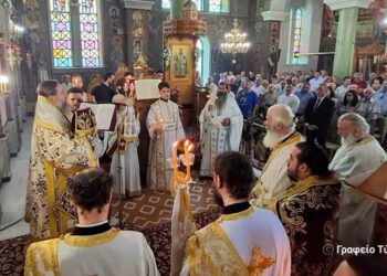 100 χρόνια ζωής για την Καμαρούλα Αγρινίου – Η Θεία Λειτουργία (φωτο)