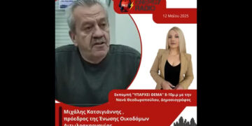 Συνέντευξη προέδρου Ένωσης Οικοδόμων Αιτωλοακαρνανίας Μιχάλη Κατσιγιάννη στον Energy 94.2