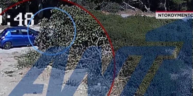 Μαρκόπουλο: Βίντεο ντοκουμέντο με τον ιερέα που κατηγορείται για εμπρησμό – Κρύβεται πίσω από πυκνή βλάστηση και βάζει φωτιά