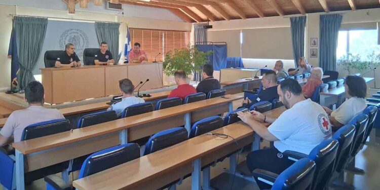 Συνεδρίαση Τοπικού Επιχειρησιακού Συντονιστικού Οργάνου Πολιτικής Προστασίας του Δήμου Μεσολογγίου