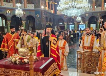 Αγρίνιο: Η ενορία Αγίου Δημητρίου υποδέχθηκε ιερό λείψανο του Αγίου Μεγαλομάρτυρος Δημητρίου (φωτο)