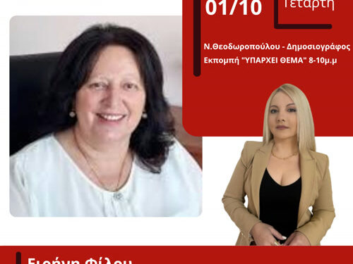 Συνέντευξη Ειρήνη Φίλου στον Energy 94.2