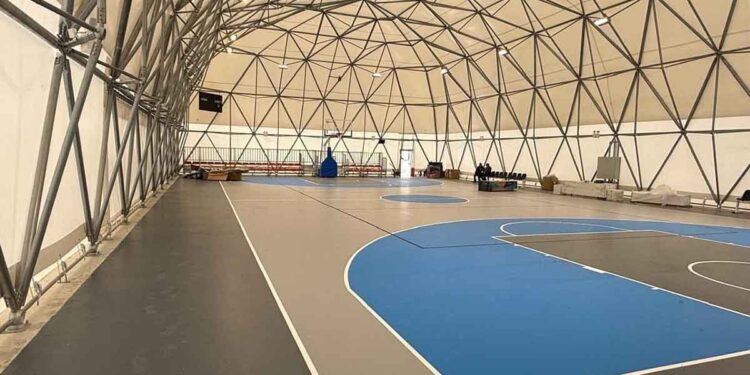 Αγρίνιο: Χρηματοδότηση 780.000€ για νέο γήπεδο μπάσκετ – βόλεϊ με μερικώς αερο-υποστηριζόμενο στέγαστρο (θόλο)