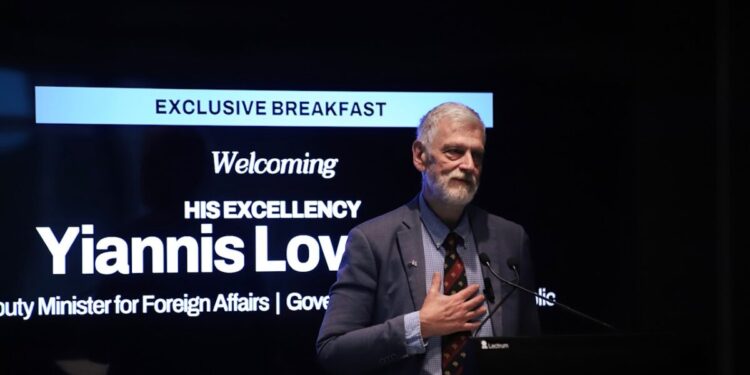 Γιάννης Λοβέρδος από το Σίδνεϊ: «Η Ελλάδα του σήμερα είναι σταθερή, ασφαλής και ανοιχτή στις επενδύσεις»