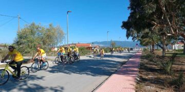 Μεσολόγγι: Μεγάλη συμμετοχή στην ποδηλατάδα στην Τουρλίδα για το 3ο Επεμβρατικό Συνέδριο Καρδιολογίας