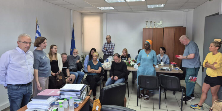 Συνάντηση του Δημάρχου Αμφιλοχίας με Ευρωπαίους Επαγγελματίες της εκπαίδευσης