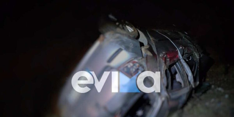 Εύβοια: Σοβαρό τροχαίο με 3 τραυματίες – Αυτοκίνητο βγήκε εκτός πορείας και τούμπαρε