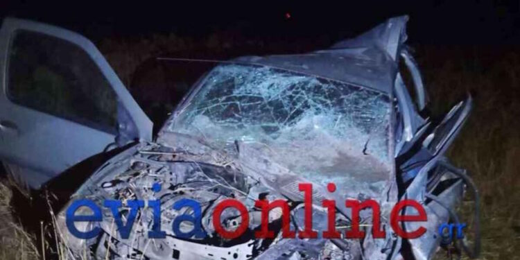 Εύβοια: Νεκρός 27χρονος σε τροχαίο δυστύχημα στην Κάρυστο – Έπεσε με το αυτοκινητό του σε κολώνα