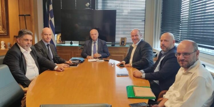 Επαφές για γεωτρήσεις και αγροτικά ζητήματα είχε ο Κ. Τσιάρας με τον Δήμαρχο Δίου-Ολύμπου