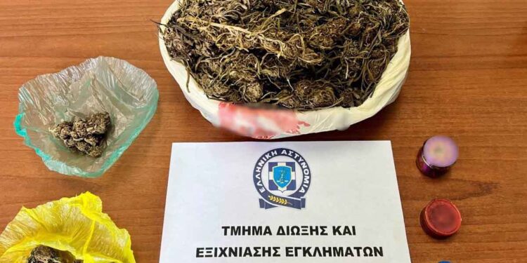 Με τη βοήθεια αστυνομικού σκύλου «ξετρύπωσαν» ναρκωτικά σε χωριό του Αγρινίου