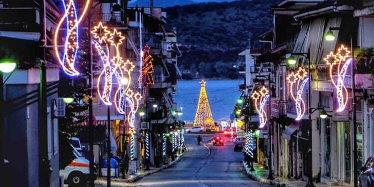 Δήμος Αμφιλοχίας: Διαγωνισμός καλύτερης χριστουγεννιάτικης βιτρίνας και όψης κτηρίου