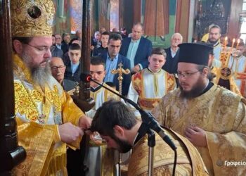 Χειροτονία νέου Διακόνου στη Στάνο Αμφιλοχίας (φωτο)