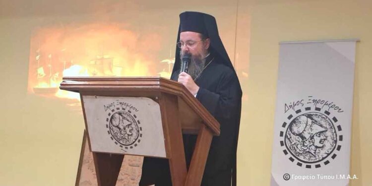 Μητροπολίτης κ. Δαμασκηνός για 200 χρόνια από την Ναυμαχία του Δραγαμέστου: «Η ιστορική μνήμη είναι ρίζα που κρατά τον λαό όρθιο»