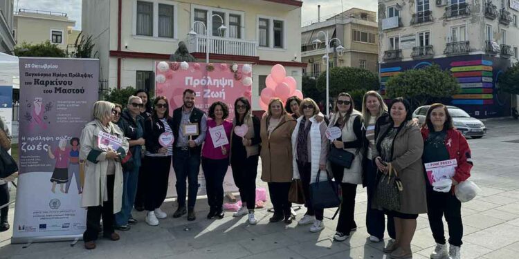 Με επιτυχία η δράση ενημέρωσης για την πρόληψη του καρκίνου του μαστού από τον Δήμο Μεσολογγίου