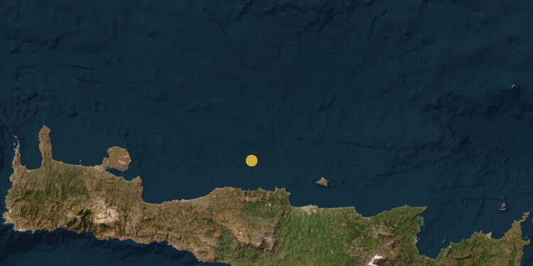 Σεισμός 4,8 Ρίχτερ ανοιχτά της Κρήτης