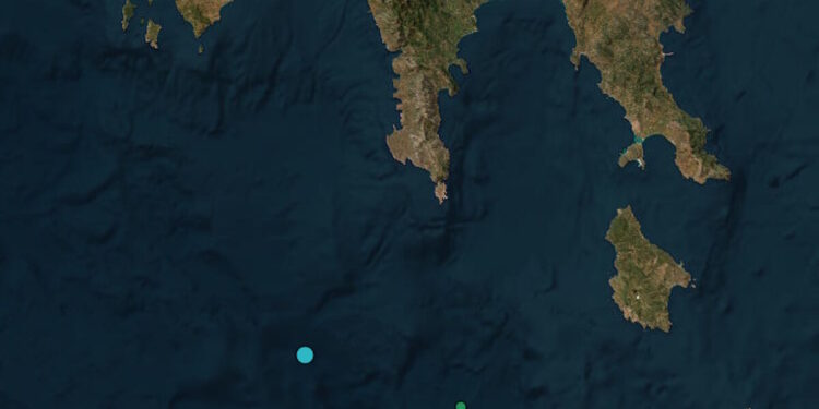 Σεισμός 3,5 Ρίχτερ στη Λακωνία – Ανοιχτά της Βάθειας το επίκεντρο