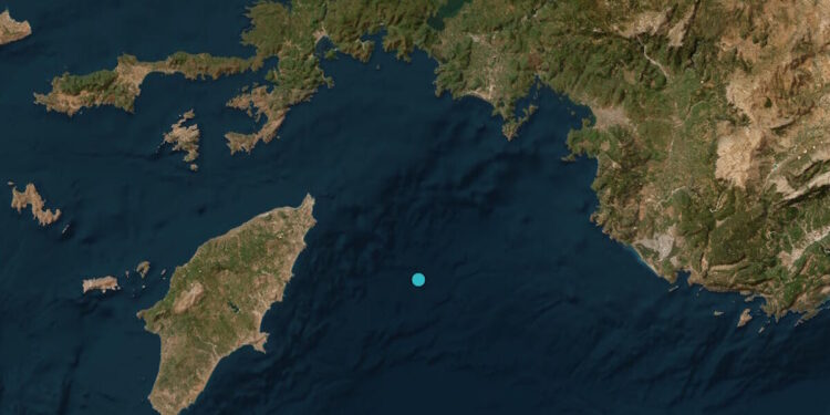 Σεισμός 3,7 Ρίχτερ ανοιχτά από τη Ρόδο και κοντά στην Τουρκία