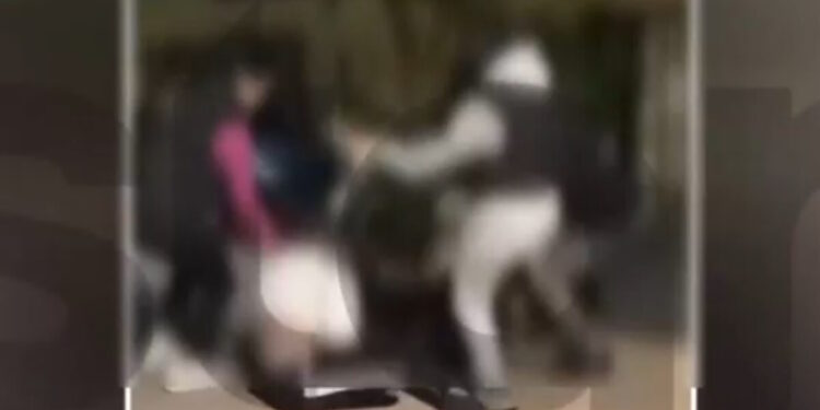 Εικόνες από τον άγριο ξυλοδαρμό έφηβης – Την χτυπούν στο κεφάλι και την κλωτσάνε με μανία