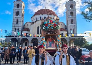 Η εορτή του Αγίου Ανδρέα στην Μητρόπολη Αιτωλίας και Ακαρνανίας (φωτο)