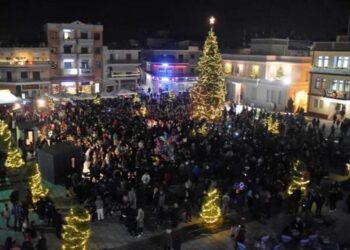 Την Δευτέρα 8 Δεκεμβρίου θα φωταγωγηθεί το χριστουγεννιάτικο δέντρο στο Μεσολόγγι