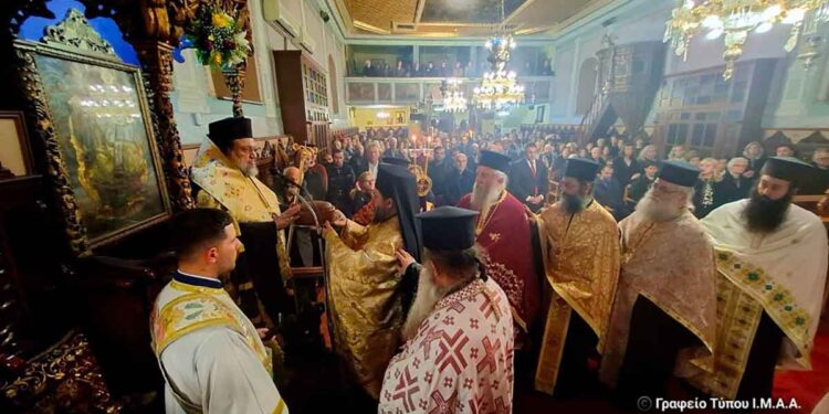 Η εορτή του Αγίου Σπυρίδωνος στην Μητρόπολη Αιτωλίας και Ακαρνανίας (φωτο)