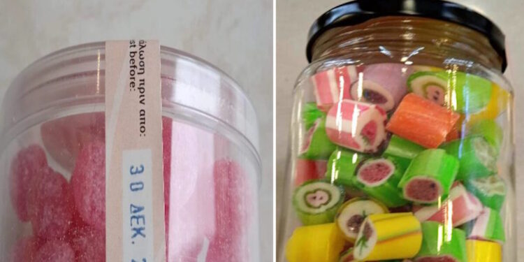 ΕΦΕΤ: Ανακαλούνται καραμέλες γιατί δεν αναγραφόταν στη συσκευασία μια συγκεκριμένη πληροφορία