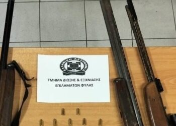 Άνω Λιόσια: Έκρυβαν 4 όπλα στο σπίτι τους – Το ένα ήταν κλεμμένο εδώ και 20 χρόνια