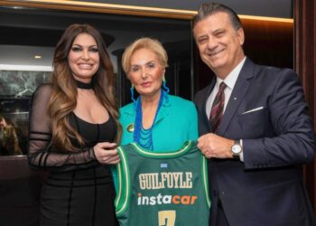 Επίσκεψη της πρέσβη των ΗΠΑ, Κίμπερλι Γκίλφοϊλ στο ΟΑΚΑ στο παιχνίδι με την Χάποελ Τελ Αβιβ