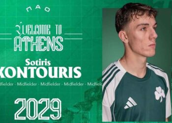 Επίσημα ποδοσφαιριστής του Παναθηναϊκού μέχρι το 2029 ο Σωτήρης Κοντούρης