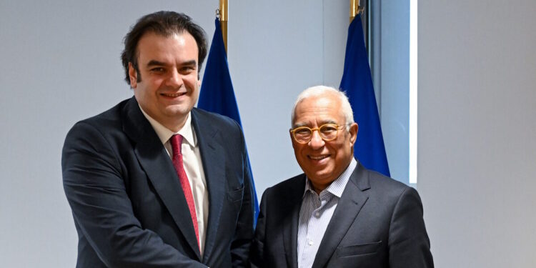 Ο Κυριάκος Πιερρακάκης συναντήθηκε με τον Αντόνιο Κόστα: Σταθερότητα, ανάπτυξη και ανθεκτικότητα οι προτεραιότητες