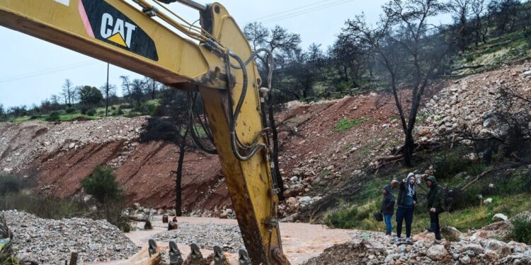 Κακοκαιρία Byron: Ξεπέρασε τα 280 χιλιοστά το ύψος βροχής στην Παλαιοκούνδουρα Μάνδρας