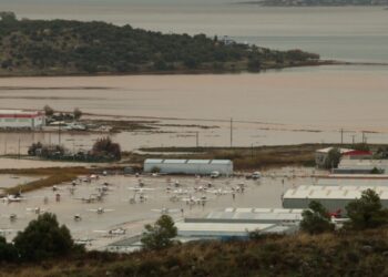 Κακοκαιρία Byron: «Πνίγηκε» στα νερά και τις λάσπες πάλι το Θριάσιο – Αποκαλυπτικές εικόνες