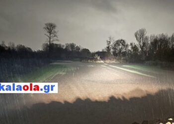 Κακοκαιρία Byron: Ξεχείλισε ο Πηνειός στα Τρίκαλα – Ο Ληθαίος σκέπασε την υπό ανέγερση γέφυρα Αγίου Κωνσταντίνου