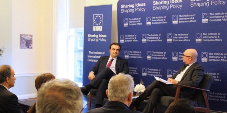 Πιερρακάκης στο Δουβλίνο: Θέλουμε μία ενιαία ευρωπαϊκή αγορά για να δημιουργήσουμε παγκόσμιους πρωταθλητές