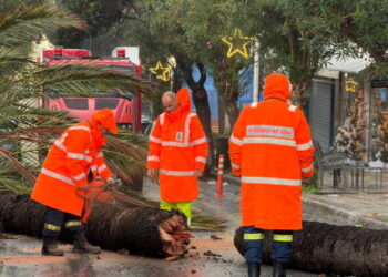 Κακοκαιρία Byron: Ισχυρές καταιγίδες και πτώσεις δέντρων στη Ρόδο