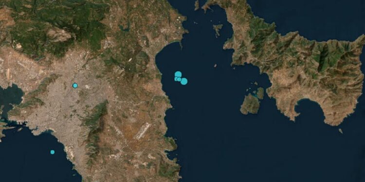 Διπλός σεισμός 2,9 και 2,7 Ρίχτερ ανοικτά της Ραφήνας, έγινε αισθητός στην Αττική