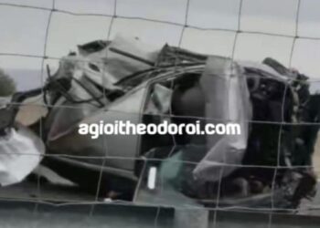 Θανατηφόρο τροχαίο στους Αγίους Θεοδώρους: Οδηγός έπεσε στις μπάρες της εθνικής οδού