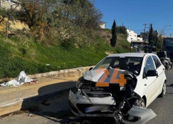 Θανατηφόρο τροχαίο στο Ηράκλειο: Μηχανή «καρφώθηκε» με ταχύτητα πάνω σε αυτοκίνητα – Ένας νεκρός και μία τραυματίας